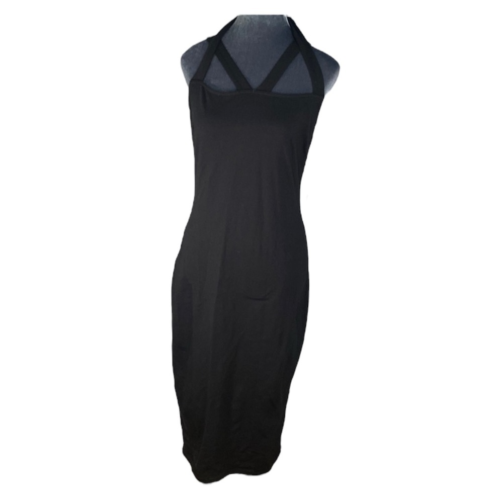 New York & Company Classy Black Bodycon Midi Dress NWT Medium